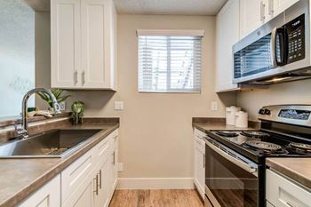 Window in kitchen at Veranda La Mesa, California, 91942